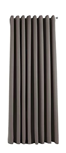 Gardinenbox Vorhang Blickdicht »Newyork« Taupe HxB 225x295 cm 1er-Pack Thermo-Gardine Verdunkelungsvorhang Blackout Ösen schalldämmend ÖKOTEX UV-Schutz Raffhalter, 201920600 von Gardinenbox