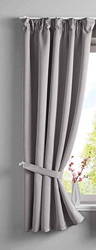 Gardinenbox Vorhang Blickdicht »Newyork« verdeckte Schlaufen Grau HxB 160x140 cm 1er-Pack Thermo-Gardine Verdunkelungsvorhang Blackout schalldämmend ÖKOTEX Kräuselband Raffhalter, 202020610 Gardinenbox Vorhang Blickdicht »Newyork« verdeckte Schlaufen Grau HxB 160x140 cm 1er-Pack Thermo-Gardine Verdunkelungsvorhang Blackout schalldämmend ÖKOTEX Kräuselband Raffhalter, 202020610 von Gardinenbox