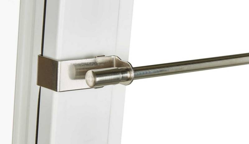 Gardinenbox Klemmstange, 1-läufig, Scheibenstange »Denver« KlemmFix Metall Ausziehbar ohne Schrauben und Bohren 20190931, ohne Bohren, geklemmt, Metall von Gardinenbox