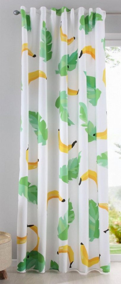 Gardinenbox Vorhang (1 St), verdecketeSchlaufen, blickdicht, Schal blickdicht Universalband Digitaldruck 20490 von Gardinenbox