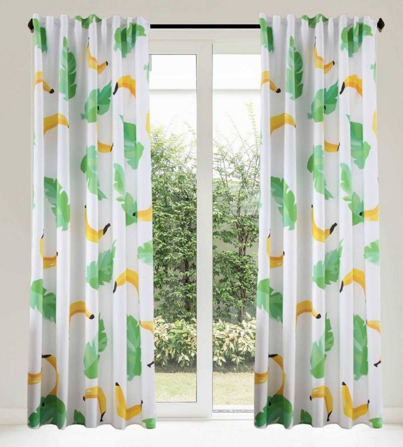 Gardinenbox Vorhang (1 St), verdecketeSchlaufen, blickdicht, Schal blickdicht Universalband Digitaldruck 204902 von Gardinenbox