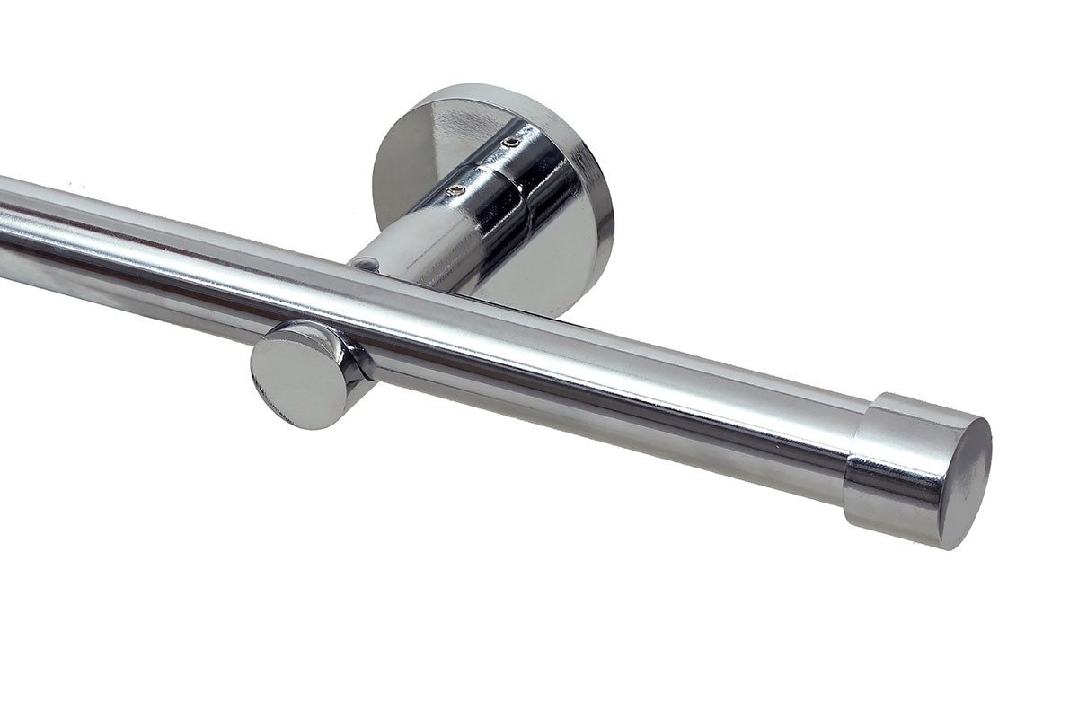 Gardineum Gardinenstange Ø 20 mm, 1-läufig, Metall, ab 2 m mittig geteilt Gardineum Gardinenstange Ø 20 mm, 1-läufig, Metall, ab 2 m mittig geteilt von Gardineum