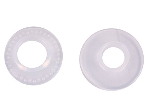 GARDINGER 10er-Pack Kunststoff Schlagösen farblos/transparent 30/11 mm für Sonnensegel von Gardinger