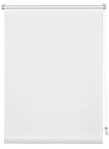 Deco Company Rollo, Blickdicht, Klemmrollo Uni, Montage zum Klemmen, Lichtdurchlässig, Rollo für Fenster ohne Bohren, Weiß, 95 x 150 cm (BxH) von Deco Company
