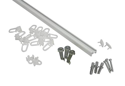 Gardinia Aluminiumschiene 13 mm weiß 180 cm von Gardinia