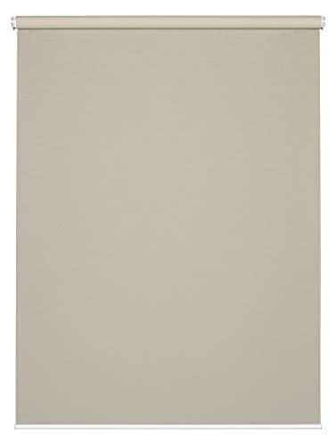 GARDINIA Comfort Move Rollo zum Klemmen, Kleben oder Schrauben, Tageslicht-Rollo, Blickdicht, Alle Montage-Teile inklusive, Taupe, 45 x 150 cm (BxH) von Gardinia