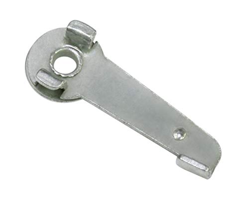 Gardinia Deckenträger für Aluminiumschiene 13 mm, 2 Stück, Inkl. Befestigungsmaterial, Metall, Verzinkt, 4976, Nicht zutreffend von Gardinia