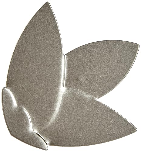 GARDINIA Dekoklammer Flower, Zum Drapieren und Raffen von Gardinen, Drehbar, Metall, Silber-matt von Gardinia