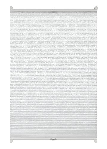 GARDINIA EASYFIX Plissee ohne Bohren, Zum Klemmen, Blickdichtes Falt-Rollo, Inkl. aller Montage-Teile, 2 Bedienschienen, Blumen-Muster, Weiß, 70 x 130 cm GARDINIA EASYFIX Plissee ohne Bohren, Zum Klemmen, Blickdichtes Falt-Rollo, Inkl. aller Montage-Teile, 2 Bedienschienen, Blumen-Muster, Weiß, 70 x 130 cm von Gardinia