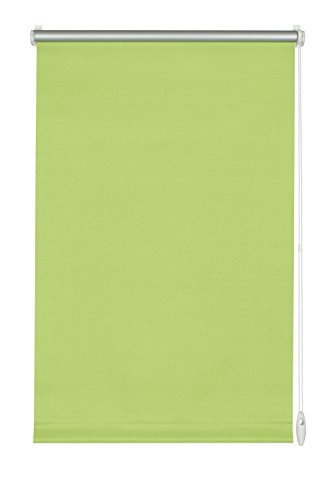 Gardinia EASYFIX Thermo-Rollo mit Thermo-Rückseite zum Klemmen oder Kleben, Höchste Lichtreflektion, Energiesparend, Lichtundurchlässig, Alle Montage-Teile inklusive, Apfelgrün, 120 x 150 cm (BxH), 30742 von Gardinia