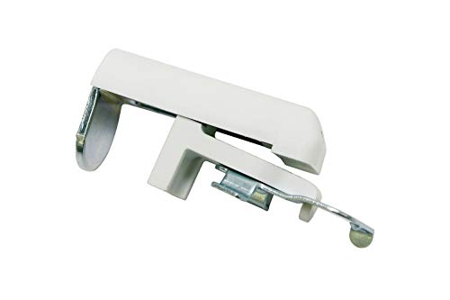 GARDINIA Klemmträger für Jalousien und Rollos mit 25-mm-Oberschienen, Montage ohne Bohren, Klemmhalter, Metall, Weiß, 2 Stück GARDINIA Klemmträger für Jalousien und Rollos mit 25-mm-Oberschienen, Montage ohne Bohren, Klemmhalter, Metall, Weiß, 2 Stück von Gardinia