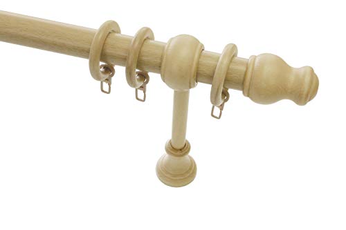 GARDINIA Lugano Classic Ø 28 mm Natur 120 cm von Gardinia
