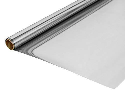 GARDINIA Statische Spiegelfolie, Sicht- und Sonnenschutz, UV-Schutz, Blickdicht, 100% PVC, 90 x 200 cm, Silber GARDINIA Statische Spiegelfolie, Sicht- und Sonnenschutz, UV-Schutz, Blickdicht, 100% PVC, 90 x 200 cm, Silber von Gardinia