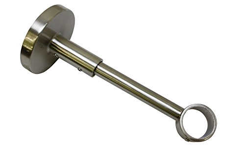 Gardinia 10011148 Traeger für Gardinenstangen 1-läufig geschlossen, Serie Chicago, Durchmesser 20 mm, edelstahloptik Gardinia 10011148 Traeger für Gardinenstangen 1-läufig geschlossen, Serie Chicago, Durchmesser 20 mm, edelstahloptik von Gardinia
