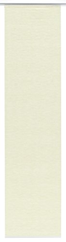 Gardinia 30216 Flächenvorhang Natur-Optik inklusiv Aluminium Unterprofil, von unten einkürzbar, 60 x 245 cm, Sand von Gardinia