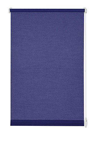GARDINIA Rollo ohne Bohren, Zum Kleben oder Klemmen, Blickdicht, Sichtschutz, Blendschutz, Inkl. Montage-Teile, EASYFIX, Dunkelblau, 45 x 150 cm (BxH) GARDINIA Rollo ohne Bohren, Zum Kleben oder Klemmen, Blickdicht, Sichtschutz, Blendschutz, Inkl. Montage-Teile, EASYFIX, Dunkelblau, 45 x 150 cm (BxH) von Gardinia