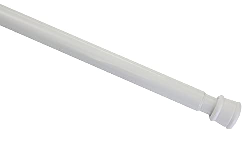 Gardinia Spannstange, Metall-Stange, Ausziehbar, Montage ohne Schrauben und Bohren, Durchmesser 23/26 mm, Länge 80-130 cm, Weiß Gardinia Spannstange, Metall-Stange, Ausziehbar, Montage ohne Schrauben und Bohren, Durchmesser 23/26 mm, Länge 80-130 cm, Weiß von Gardinia