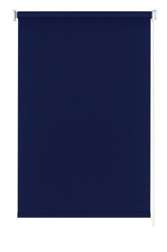 Gardinia 6619122180 Seitenzug-Rollo Uni Trend, 122 x 180 cm, Nachtblau von Gardinia