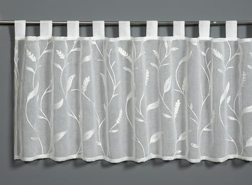Gardinia Bistrogardine Dolly-Voile Stickerei Ranke, Natur, 140 x 48 cm Gardinia Bistrogardine Dolly-Voile Stickerei Ranke, Natur, 140 x 48 cm von Gardinia
