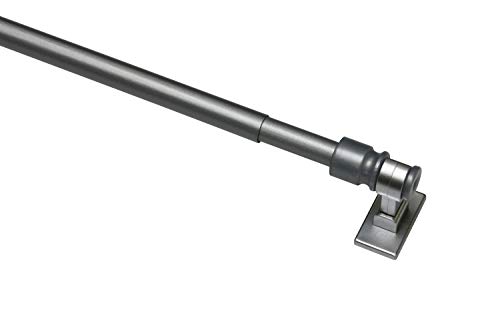 GARDINIA Caféhausstange California, Scheibenstange, Befestigung am Fenster, Zum Schrauben, Träger kürzbar, Ausziehbar: 75-135 cm, Ø 12 mm, Metall, Silber-matt GARDINIA Caféhausstange California, Scheibenstange, Befestigung am Fenster, Zum Schrauben, Träger kürzbar, Ausziehbar: 75-135 cm, Ø 12 mm, Metall, Silber-matt von Gardinia