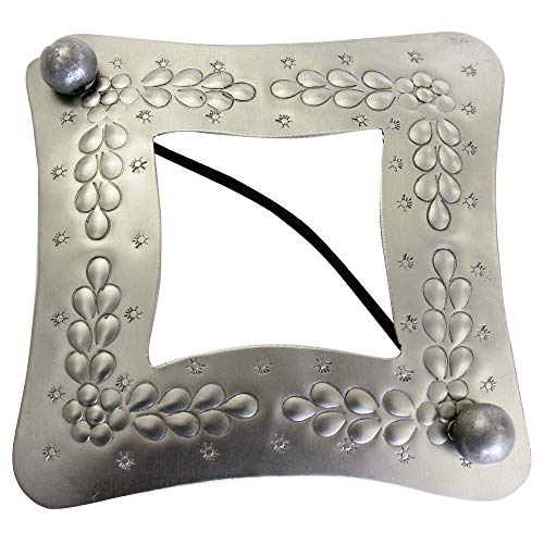 Gardinia Dekospange Raute, Zur einfachen Befestigung und Dekoration an Vorhangschals und Gardinen, 10 x 10 cm, Metall, Edelstahl-Optik Gardinia Dekospange Raute, Zur einfachen Befestigung und Dekoration an Vorhangschals und Gardinen, 10 x 10 cm, Metall, Edelstahl-Optik von Gardinia