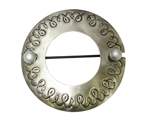 Gardinia Dekospange Ring, Vorhang-Raffhalter zum Dekorieren und Raffen von Stoffen und Vorhängen, Ø 12 cm, Metall, Edelstahl-Optik Gardinia Dekospange Ring, Vorhang-Raffhalter zum Dekorieren und Raffen von Stoffen und Vorhängen, Ø 12 cm, Metall, Edelstahl-Optik von Gardinia
