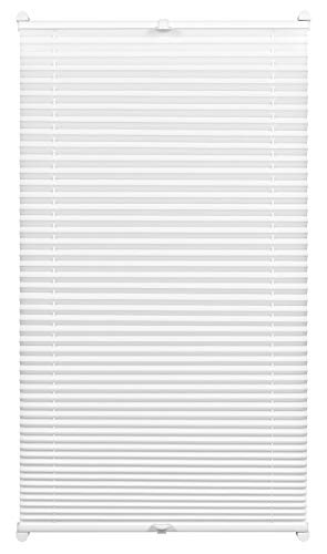 GARDINIA EASYFIX Plissee ohne Bohren, Zum Klemmen, Blickdichtes Falt-Rollo, Inkl. Aller Montage-Teile, 2 Bedienschienen, Weiß, 75 x 130 cm GARDINIA EASYFIX Plissee ohne Bohren, Zum Klemmen, Blickdichtes Falt-Rollo, Inkl. Aller Montage-Teile, 2 Bedienschienen, Weiß, 75 x 130 cm von Gardinia