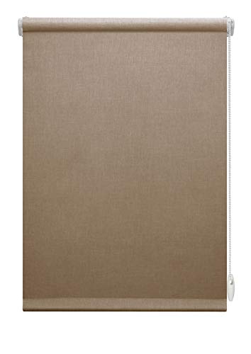 GARDINIA EASYFIX Rollo Napoli zum Klemmen oder Kleben, Tageslicht-Rollo, Blickdicht, Alle Montage-Teile inklusive, Braun, 45 x 150 cm (BxH) GARDINIA EASYFIX Rollo Napoli zum Klemmen oder Kleben, Tageslicht-Rollo, Blickdicht, Alle Montage-Teile inklusive, Braun, 45 x 150 cm (BxH) von Gardinia