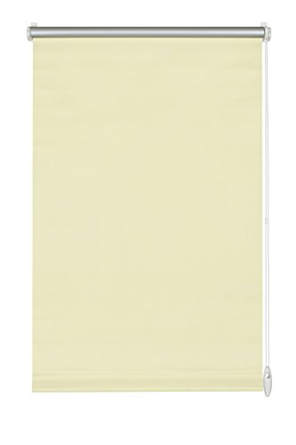 Gardinia EASYFIX Thermo-Rollo mit Thermo-Rückseite zum Klemmen oder Kleben, Höchste Lichtreflektion, Energiesparend, Lichtundurchlässig, Alle Montage-Teile inklusive, Natur, 90 x 210 cm (BxH), 31545 von Gardinia