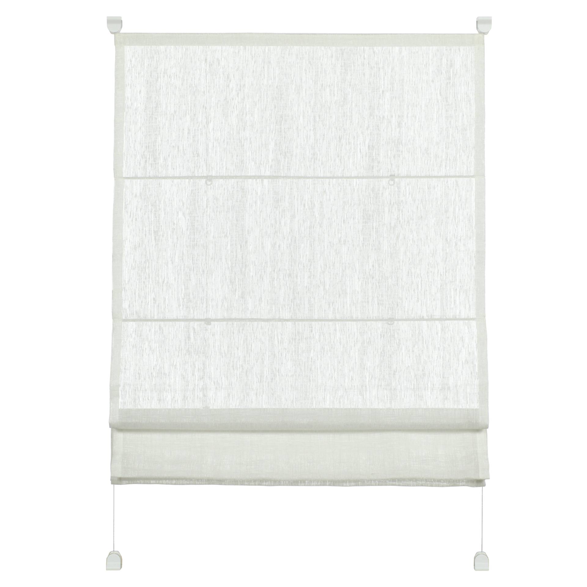 Gardinia EasyFix Raffrollo mit 2 Bedienschienen weiß 50 x 140 cm Gardinia EasyFix Raffrollo mit 2 Bedienschienen weiß 50 x 140 cm von GARDINIA