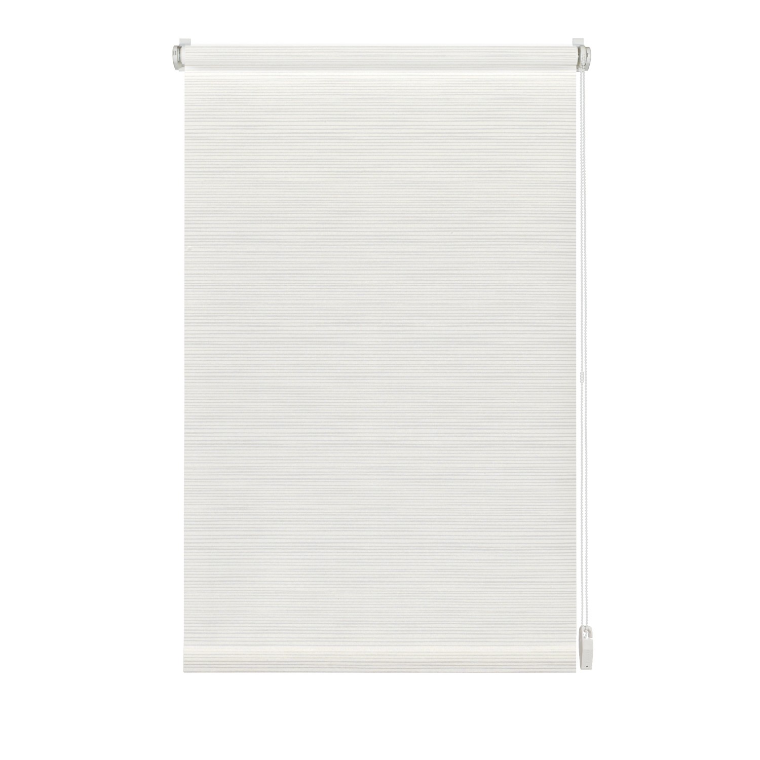Gardinia EasyFix Rollo Dekor Streifen 75 cm x 150 cm Weiß von GARDINIA