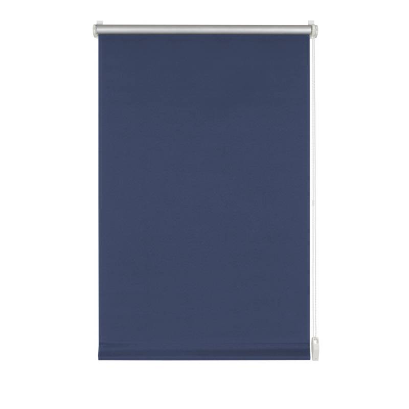 Gardinia EasyFix Rollo Thermo energiesparend 75 cm x 150 cm Blau von GARDINIA