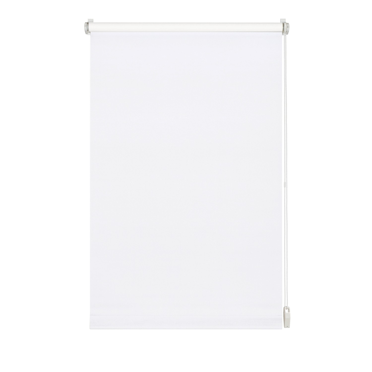 Gardinia EasyFix Rollo Uni 90 cm x 210 cm Reinweiß strukturiert von GARDINIA