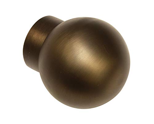 Gardinia Endknopf, Metall, Bronze, 0.1, 2, Ø 25 mm von Gardinia