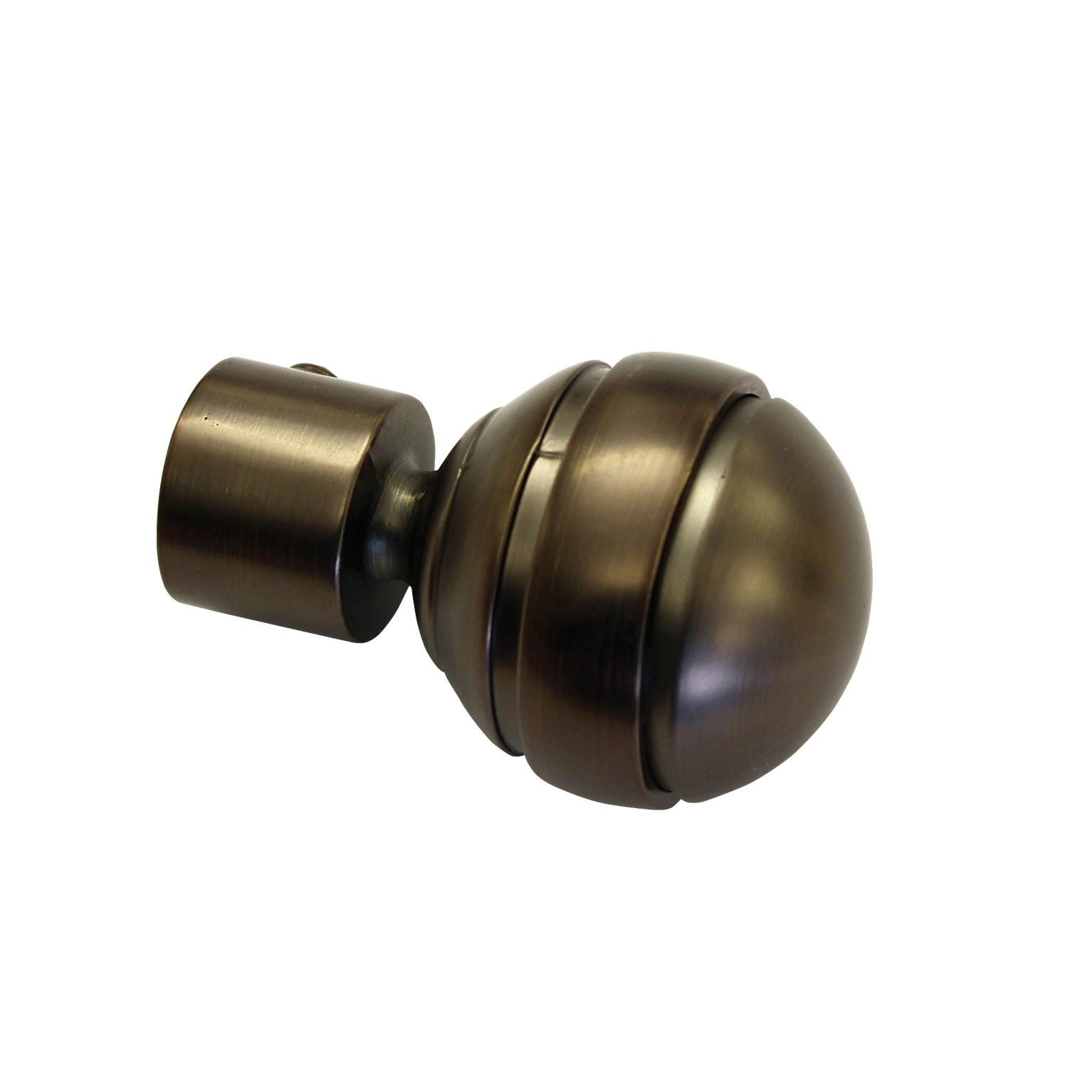 Gardinia Endknopf Chicago Kugel Ø 20 mm Bronze 2-er Pack von GARDINIA