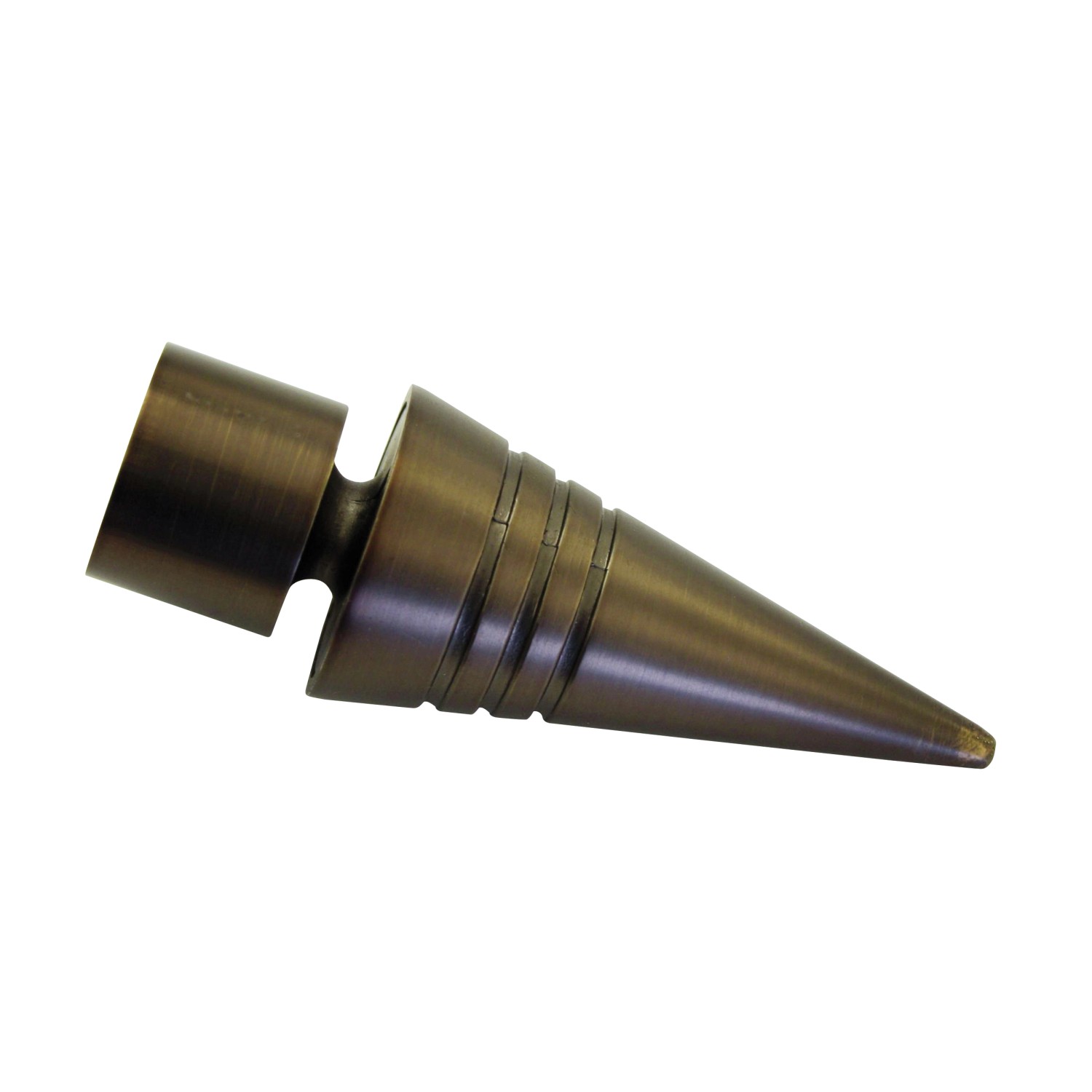 Gardinia Endknopf Chicago Spitze Ø 20 mm Bronze 2-er Pack von GARDINIA