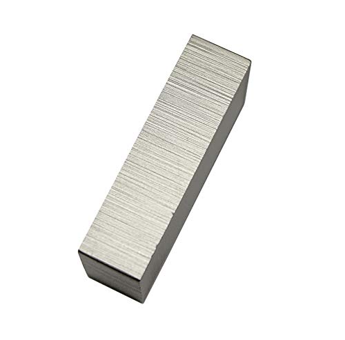 Gardinia Endstück Rechteck, 2 x Endkappe, Aluminium, stahl-gebürstet, für Aluminiumprofil mit Innenlauf Luxor rechteckig, Metall, 4 x 2 x 1 cm, 2 von Gardinia