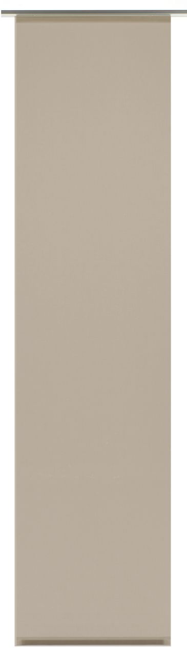 Gardinia Flächenvorhang Uni beige, 60 x 245 cm von GARDINIA