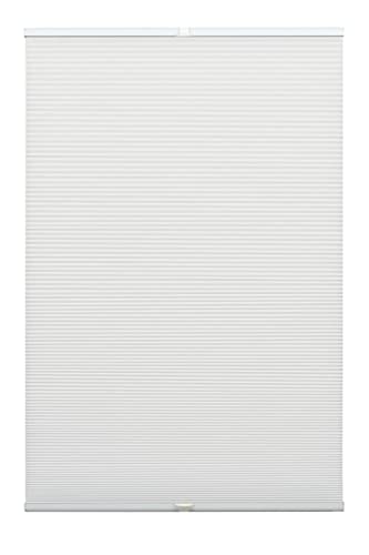GARDINIA Wabenplissee Concept Thermo-Abdunklung, Blick-und lichtundurchlässiges Faltrollo, Alle Montage-Teile inklusive, EASYFIX Plissee verspannt mit Zwei Bedienschienen, Weiß, 80 x 130 cm (BxH) GARDINIA Wabenplissee Concept Thermo-Abdunklung, Blick-und lichtundurchlässiges Faltrollo, Alle Montage-Teile inklusive, EASYFIX Plissee verspannt mit Zwei Bedienschienen, Weiß, 80 x 130 cm (BxH) von Gardinia