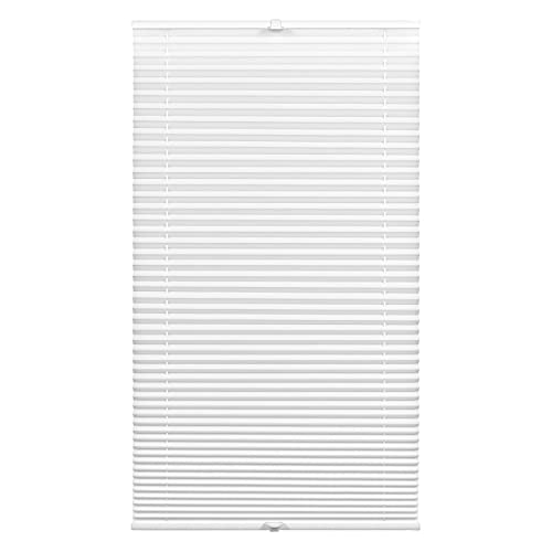 GARDINIA Plissee Concept Tageslicht, Blickdichtes Faltrollo, Alle Montage-Teile inklusive, EASYFIX Plissee verspannt mit Zwei Bedienschienen, Weiß, 90 x 130 cm (BxH) GARDINIA Plissee Concept Tageslicht, Blickdichtes Faltrollo, Alle Montage-Teile inklusive, EASYFIX Plissee verspannt mit Zwei Bedienschienen, Weiß, 90 x 130 cm (BxH) von Gardinia