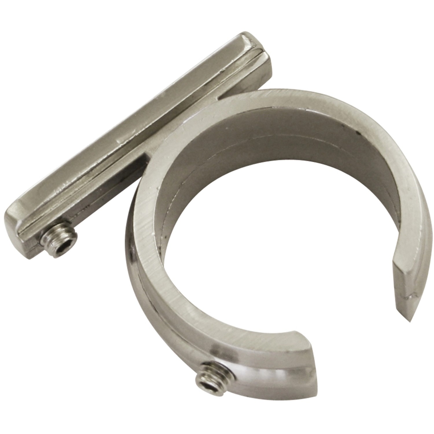 Gardinia Ring Adapter Windsor für Universal Träger für Ø 25 mm Edelstahl-Optik von GARDINIA