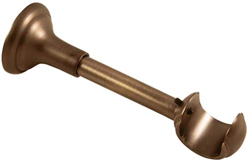 Gardinia Träger Rustikal offen für Ø 25 mm bronze 12 cm, Metall von Gardinia