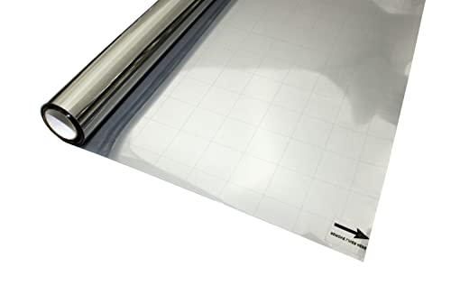 GARDINIA Fensterfolie, Wärmedämmung, Energie sparen, Spiegelfolie, Statisch und verspiegelt, Blickschutz mit UV-Schutz, Haftet statisch ohne Kleber, 90 x 150 cm, 100% PVC, Silber GARDINIA Fensterfolie, Wärmedämmung, Energie sparen, Spiegelfolie, Statisch und verspiegelt, Blickschutz mit UV-Schutz, Haftet statisch ohne Kleber, 90 x 150 cm, 100% PVC, Silber von Gardinia