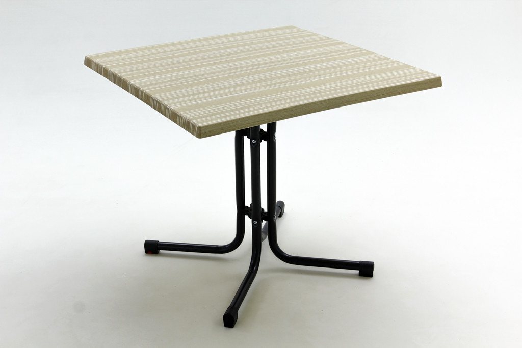 Gardissimo Gartentisch 70 x 70 cm Klapptisch Balkontisch wetterfest klappbar (Packung, 1 Tisch), Made in Germany klappbar wetterfest von Gardissimo