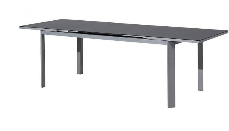 Gardissimo Gartentisch XXL Ausziehtisch Dia, 180/240 x 90 cm (Dia silber, 1 Tisch), synchrone Auszugautomatik von Gardissimo