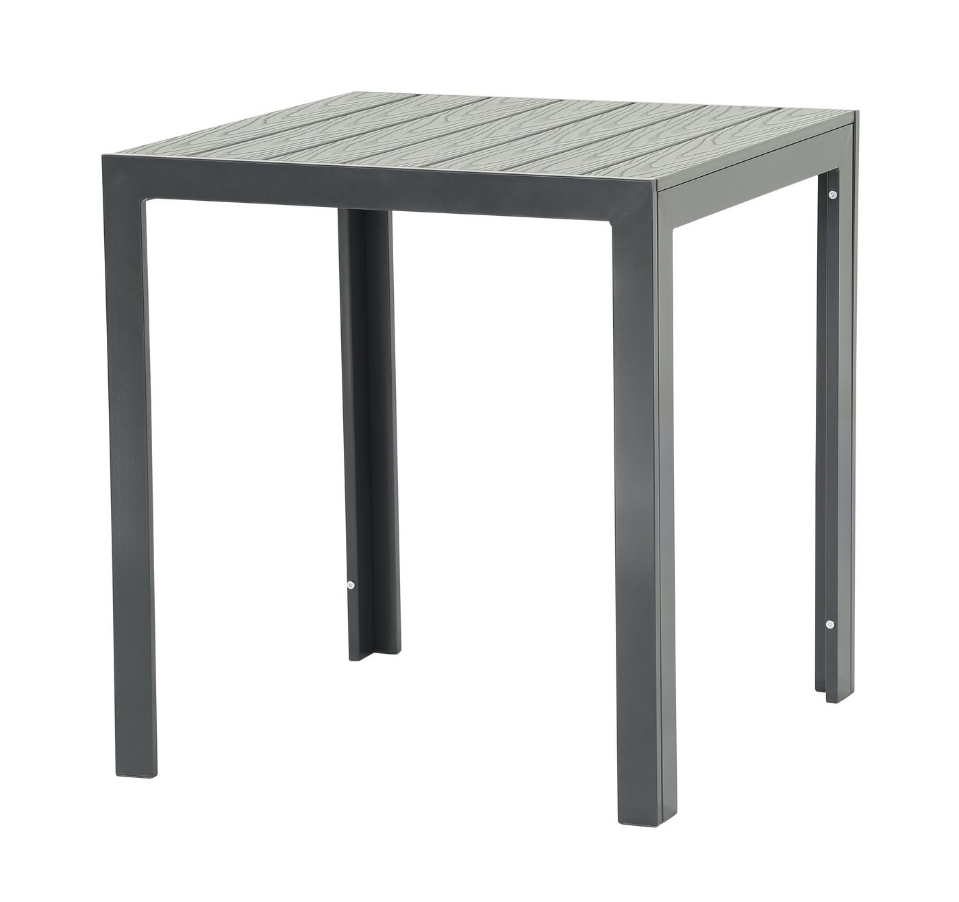 Gardissimo Gartentisch Soul Anthrazit, Nonwood Aluminium 60 x 60 cm, Holz-Look von Gardissimo