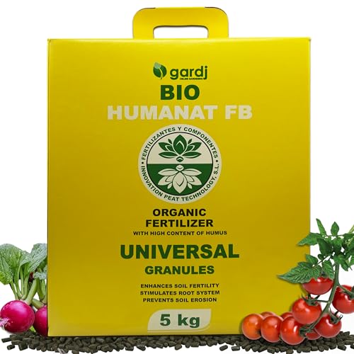 GARDJ Organischer Granulatdünger | Langzeitdünger für Gemüse, Obst, Blumen & Stauden | Bio Dünger für gesunde Pflanzen, kräftige Wurzeln & üppige Blüten | 5 kg GARDJ Organischer Granulatdünger | Langzeitdünger für Gemüse, Obst, Blumen & Stauden | Bio Dünger für gesunde Pflanzen, kräftige Wurzeln & üppige Blüten | 5 kg von Gardj