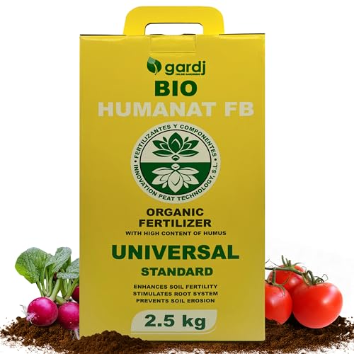 GARDJ Organischer Pulverdünger | Langzeitdünger für gesunde Pflanzen, Gemüse, Obst & Blumen | Bio Dünger mit Hornmehl, Wurmhumus & Humus | 2,5 kg & 5 kg von Gardj