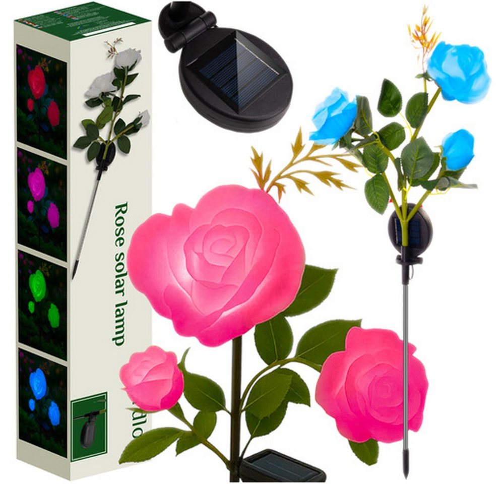 Gardlov LED Solarleuchte Rose Solarlampe Kunstblumen, leuchtet, LED fest integriert, dank Schutzklasse IP44 funktionieren die Gartenrosen zuverlässig Gardlov LED Solarleuchte Rose Solarlampe Kunstblumen, leuchtet, LED fest integriert, dank Schutzklasse IP44 funktionieren die Gartenrosen zuverlässig von Gardlov