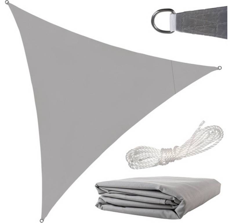 Gardlov Sonnenschirm Sonnensegel Sonnenschutz Dreieck, LxB: 300x300 cm, Spar-Set, witterungsbeständig, lässt sich das Segel flexibel je nach Sonnenstand ausrichten von Gardlov